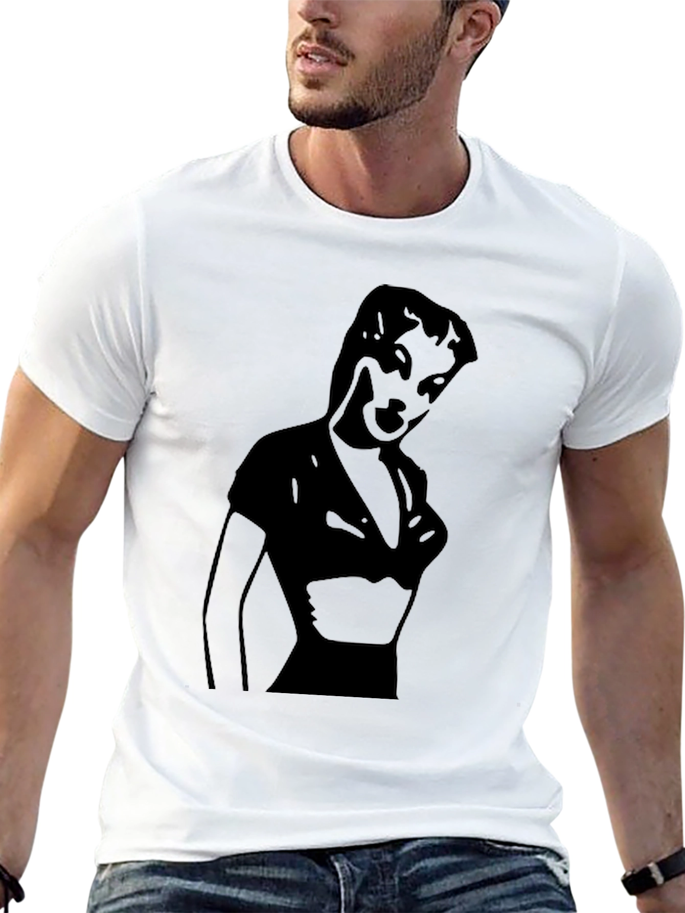 Classic Silhouette Tee - Retro Style Graphic Shirt