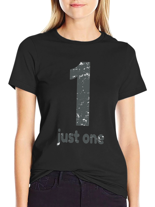 Just One Graphic Tee - Mens Black T-Shirt