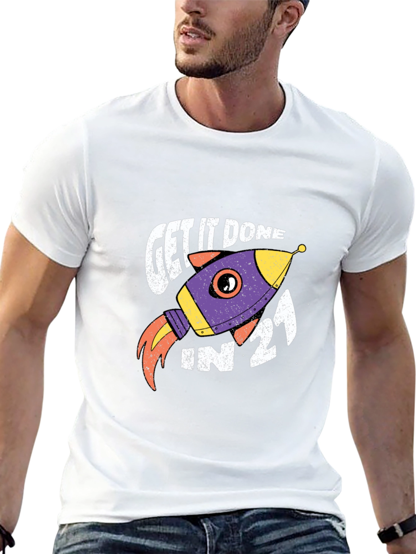 Get it Done Rocket Graphic Tee