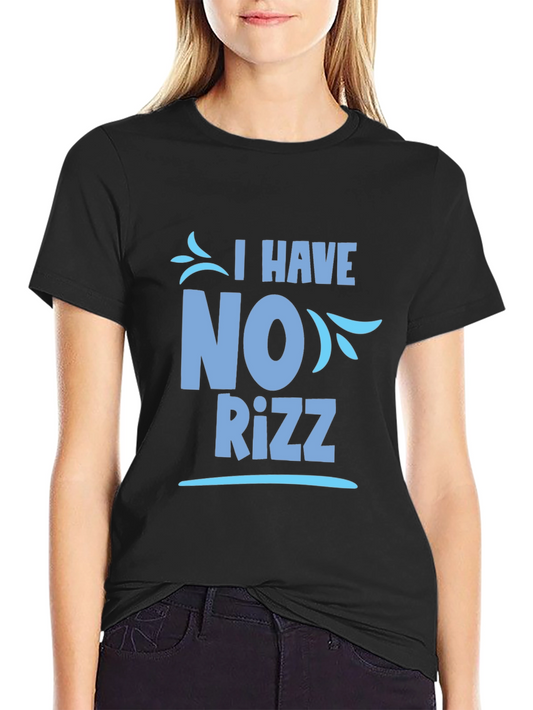 I Have No Rizz Graphic Tee - Mens Black T-Shirt