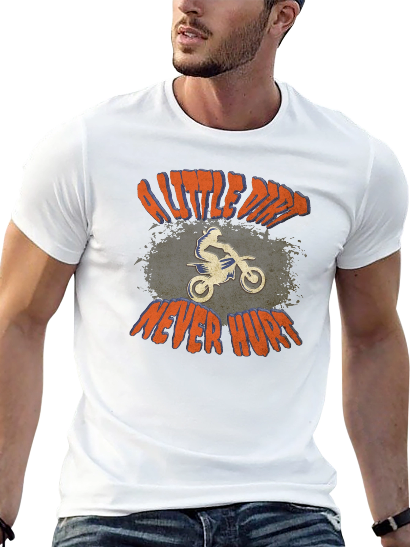 Dirt Bike T-Shirt - A Little Dirt Never Hurt