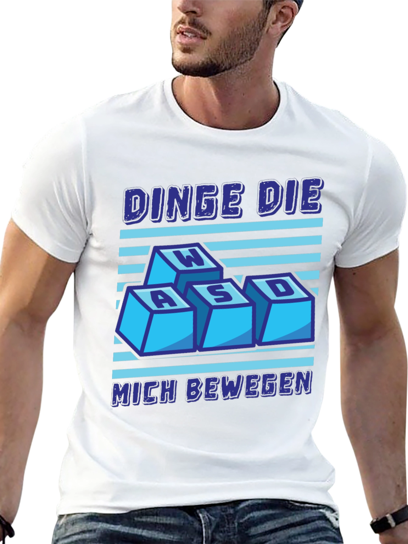 WASD Gaming Tee - DINGE DIE MICH BEWEGEN Shirt