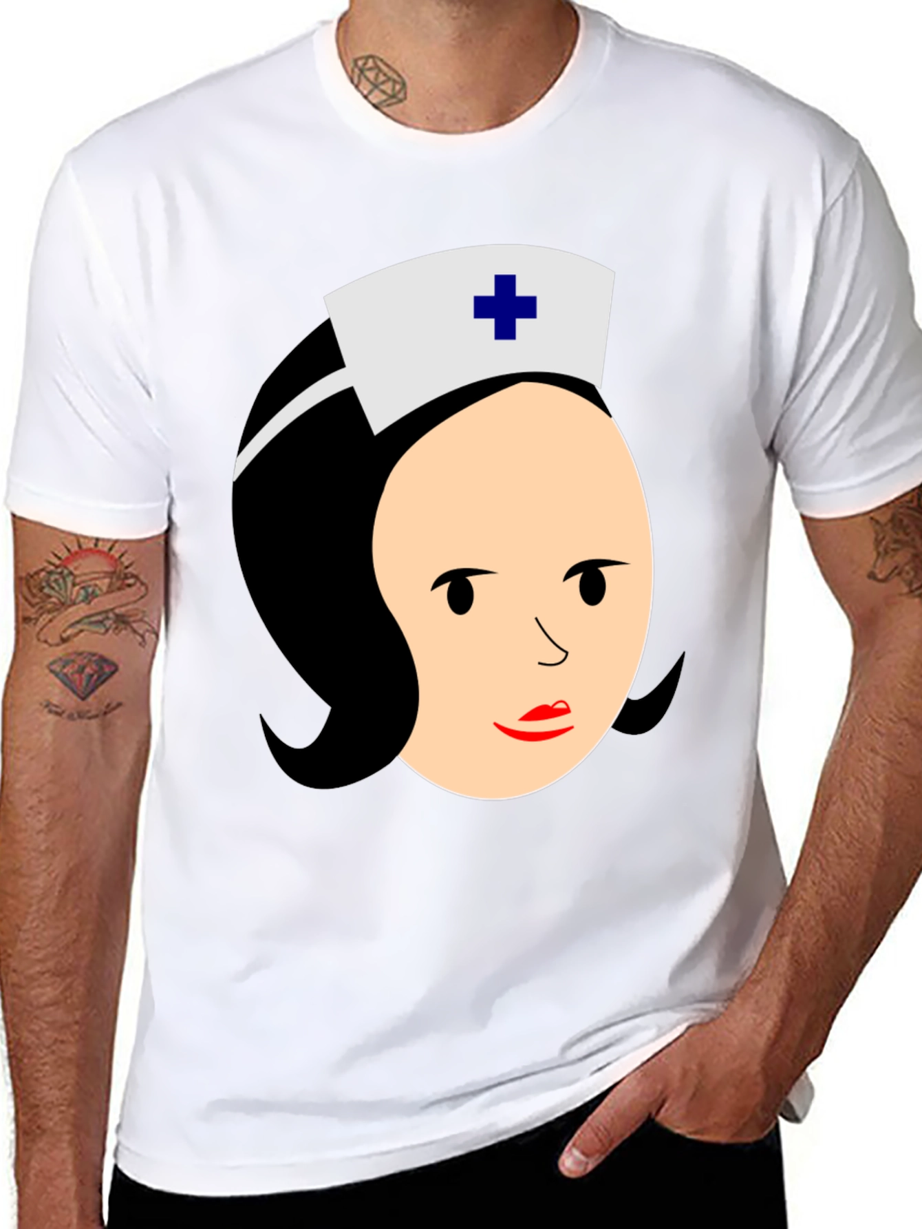 Nurse Graphic T-Shirt - Classic Black Tee