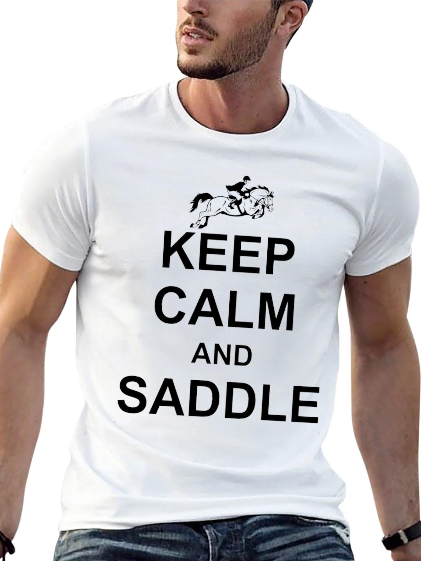Keep Calm and Saddle T-Shirt