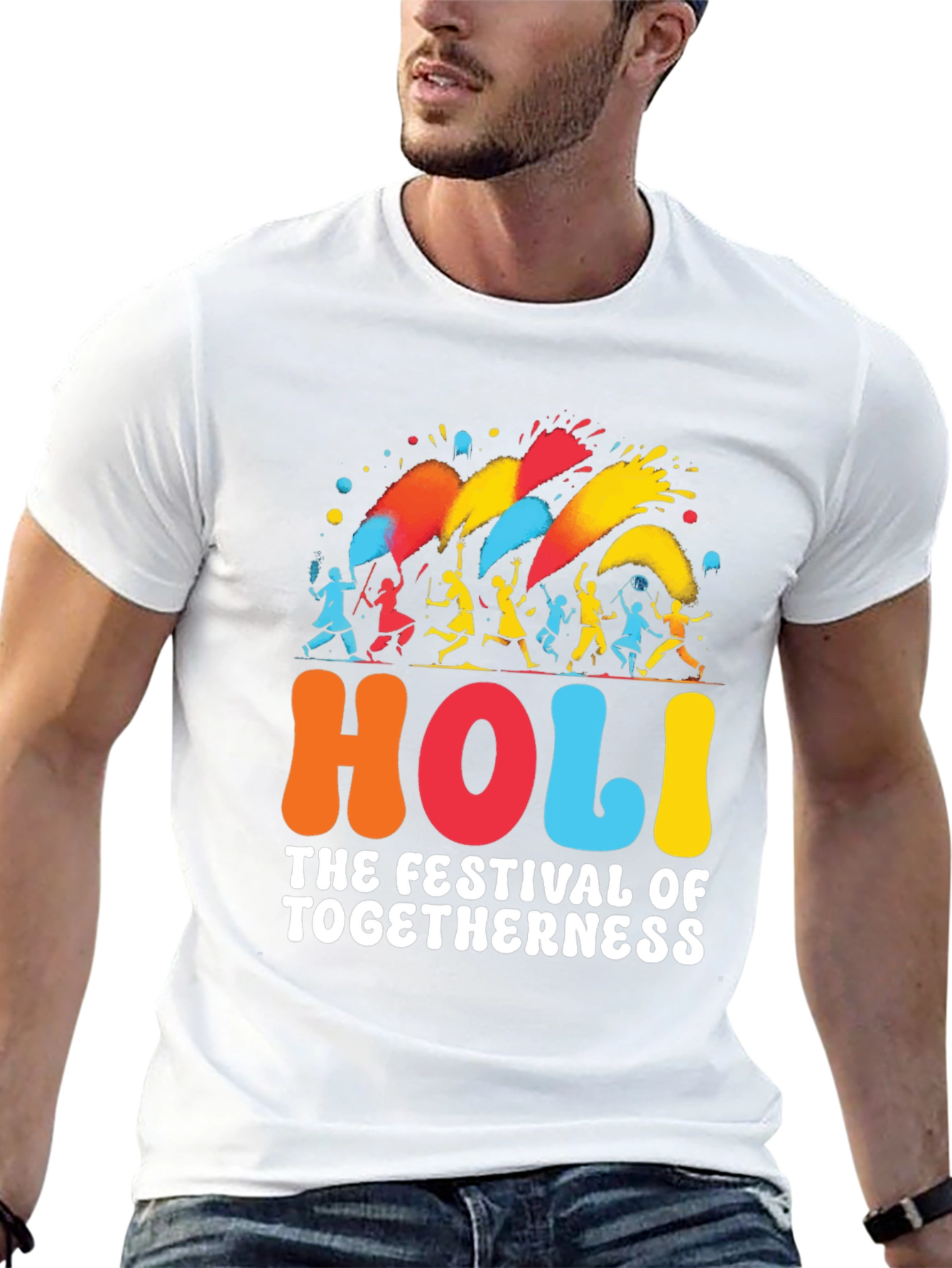 Holi Festival of Togetherness Graphic T-Shirt