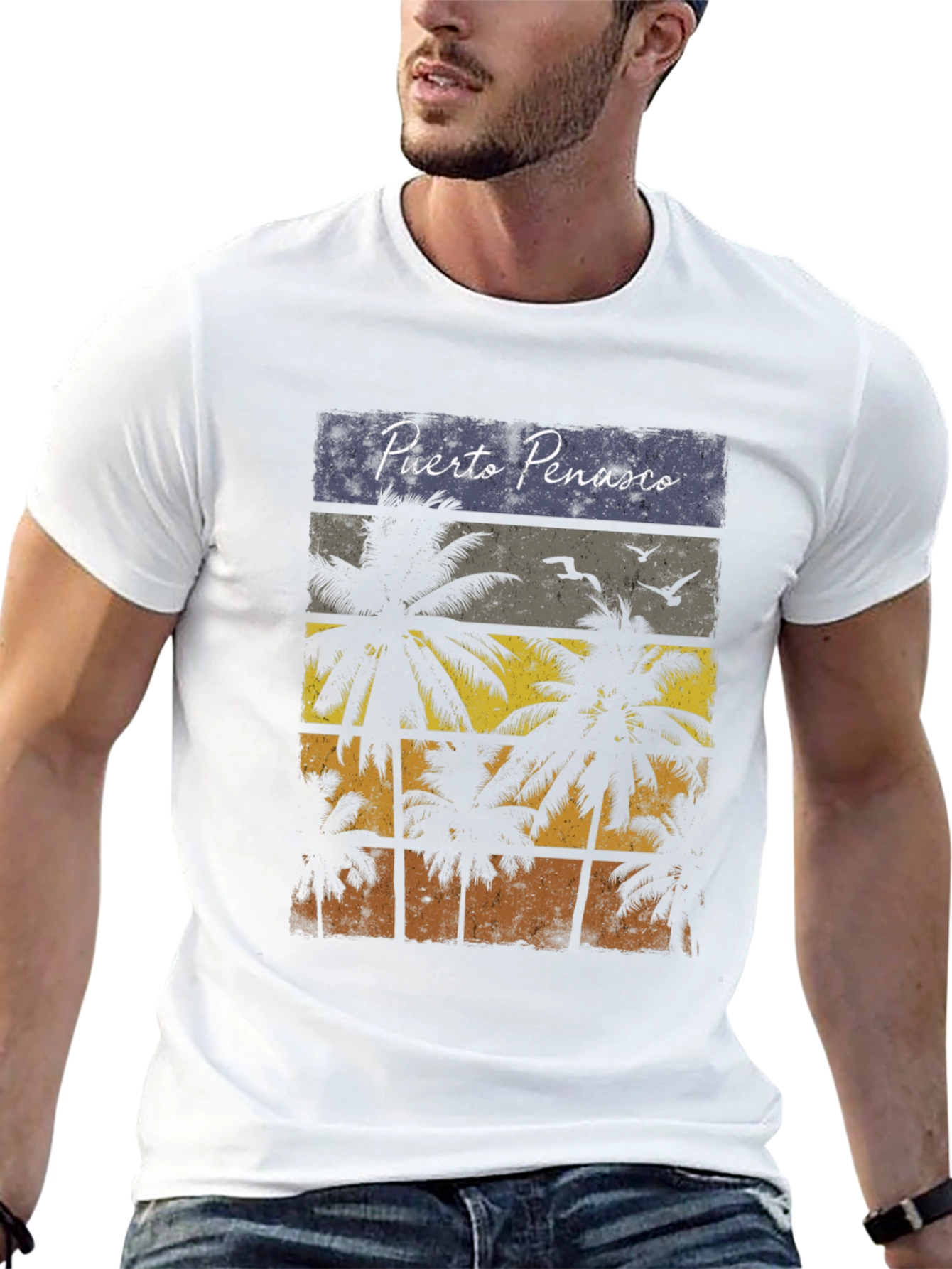 Puerto Penasco Palm Tree Graphic Tee