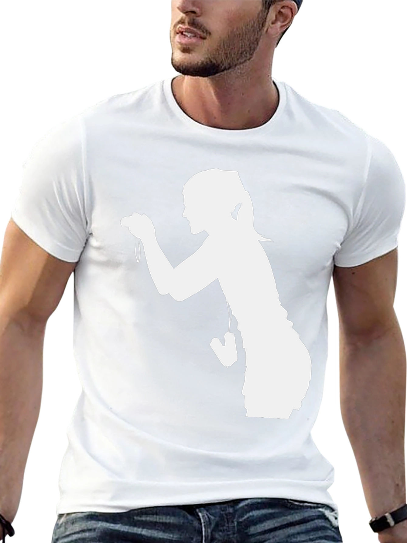 Silhouette Photographer Black T-Shirt