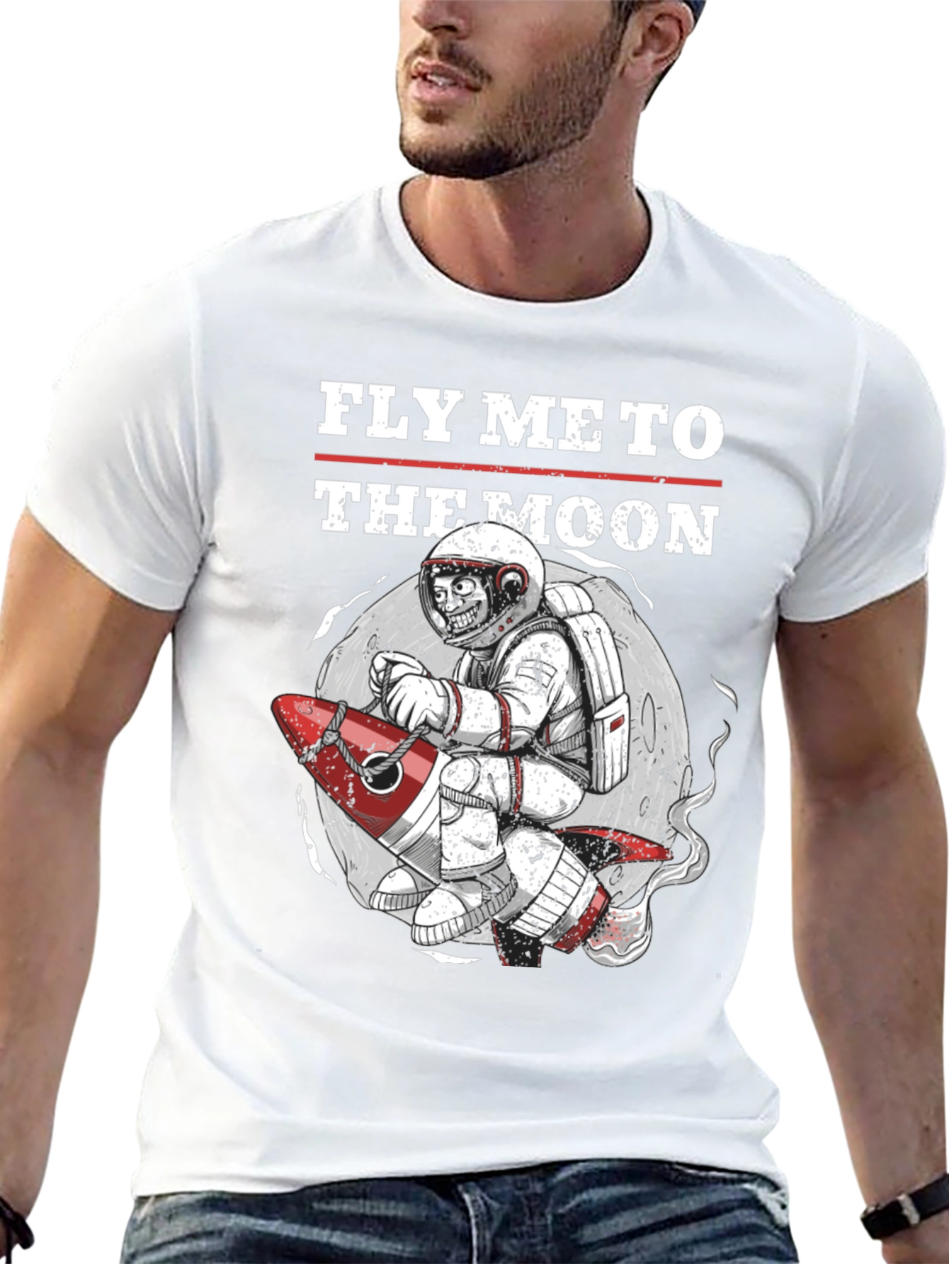 Fly Me To The Moon Graphic T-Shirt