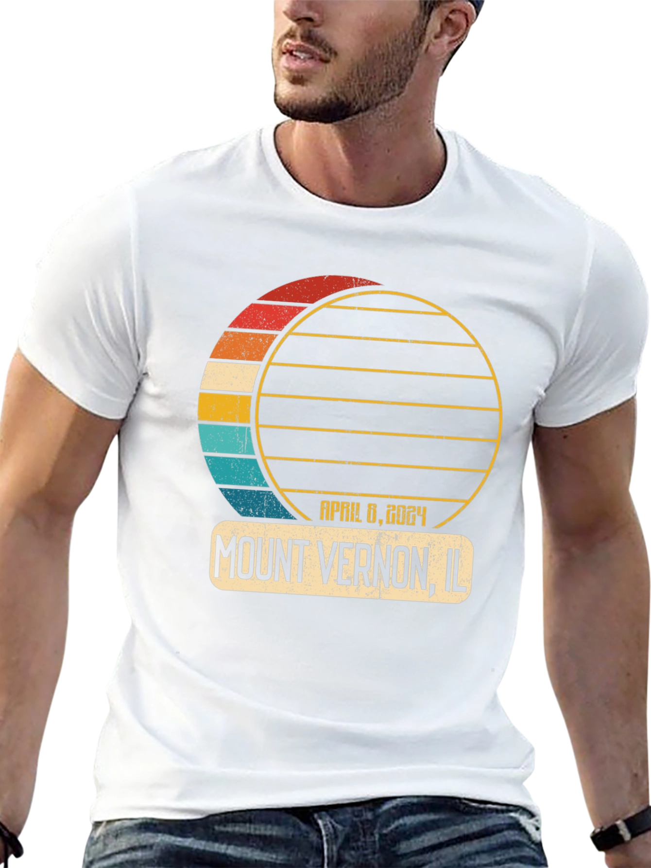 Mount Vernon IL Eclipse April 8 2024 T-Shirt