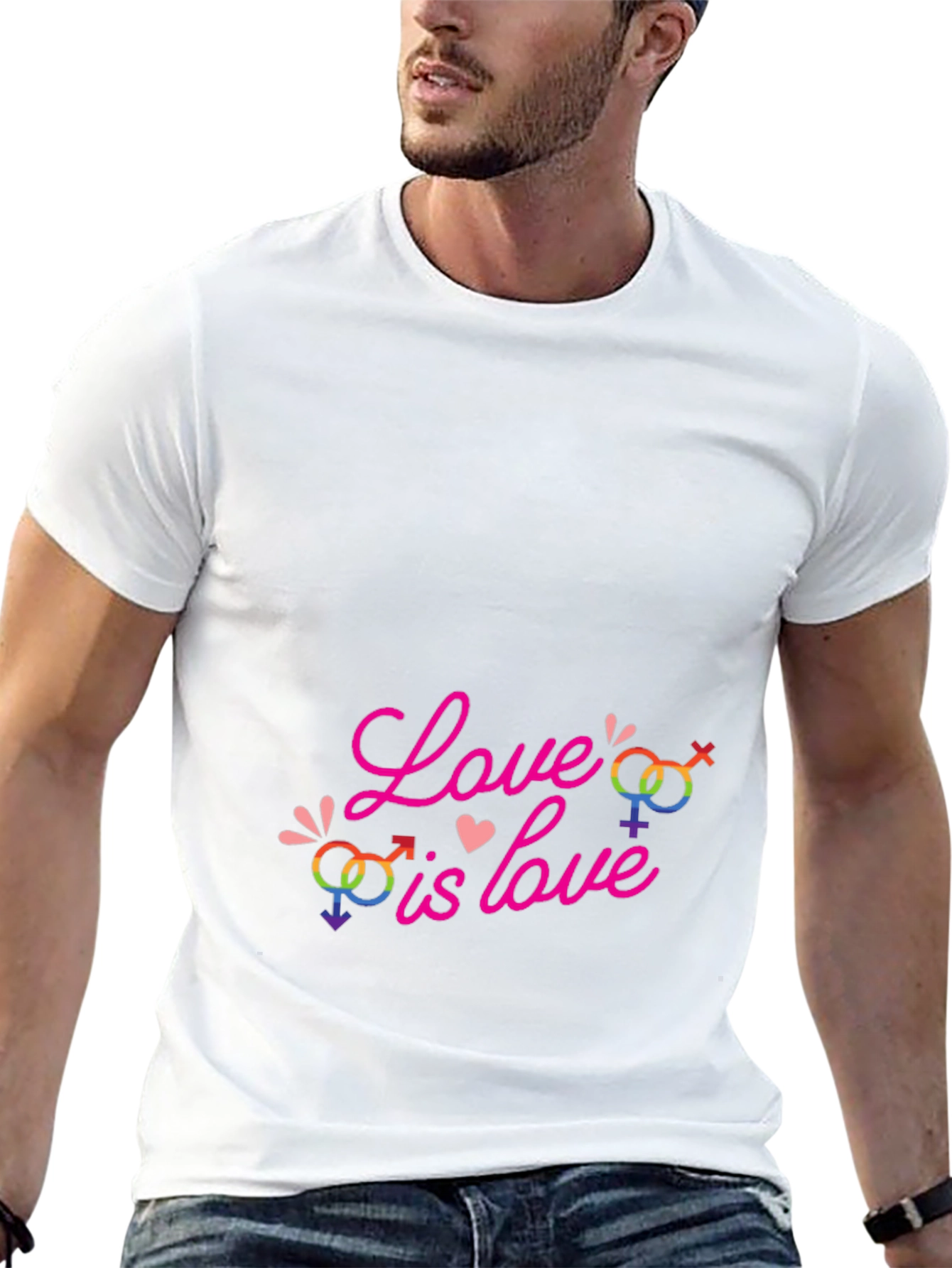 Love is Love Rainbow Graphic Tee