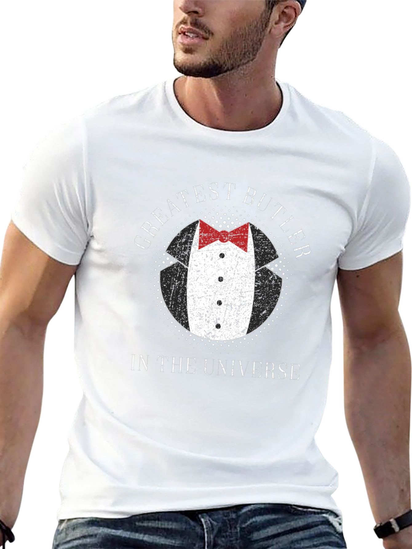 Greatest Butler in the Universe Black T-Shirt