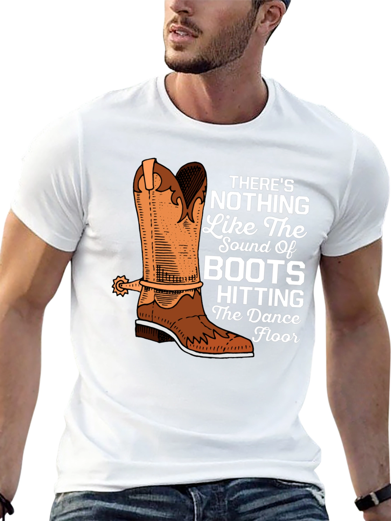Cowboy Boots T-Shirt - Dance Floor Hitting