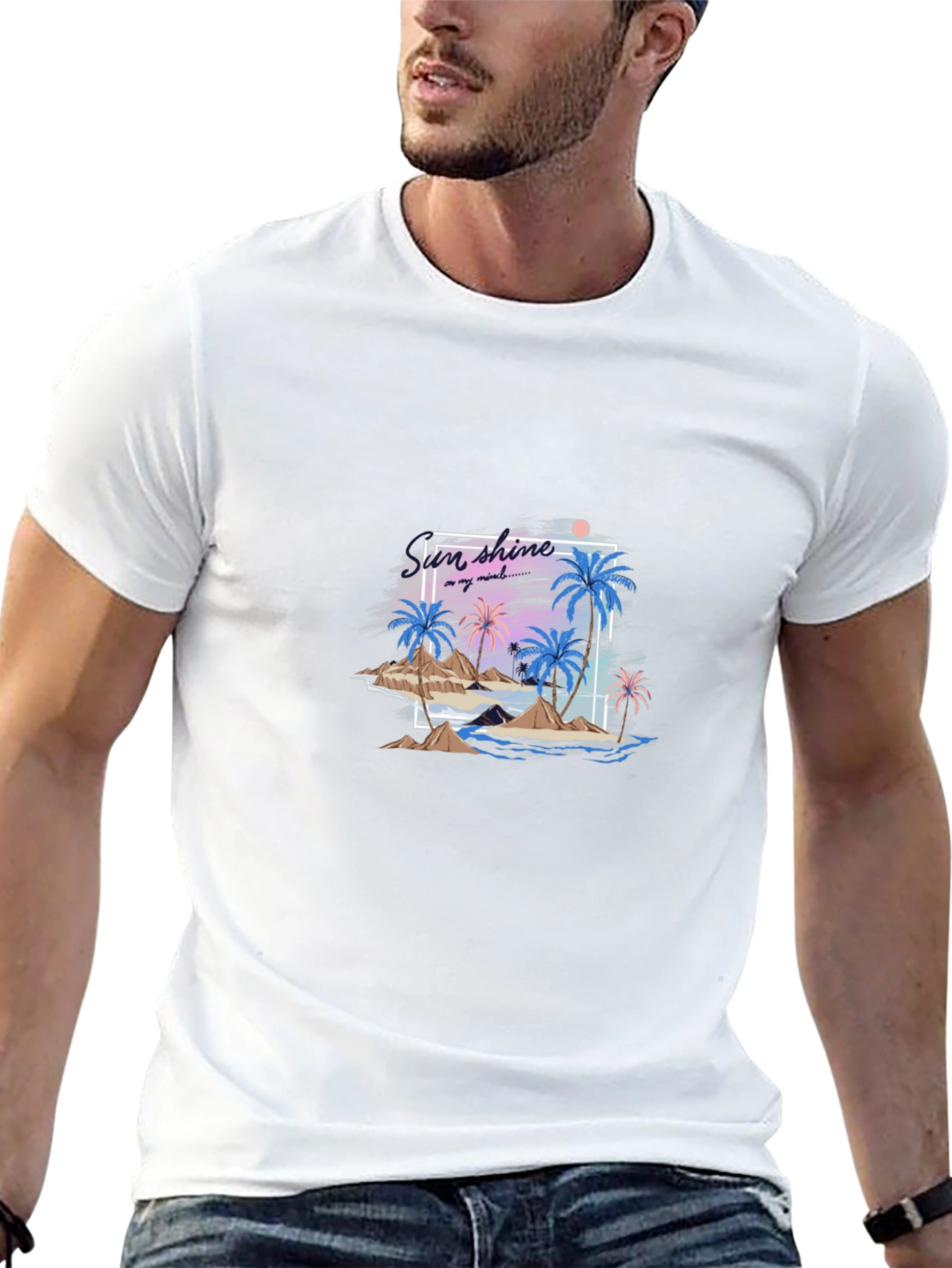 Island Vibes T-Shirt - Sunshine Graphic Tee