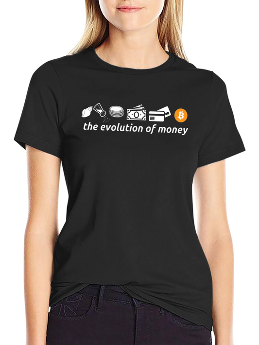 Evolution of Money Graphic T-Shirt - Bitcoin