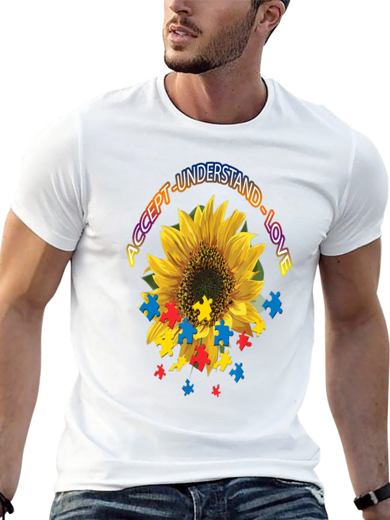 Autism Awareness Sunflower T-Shirt