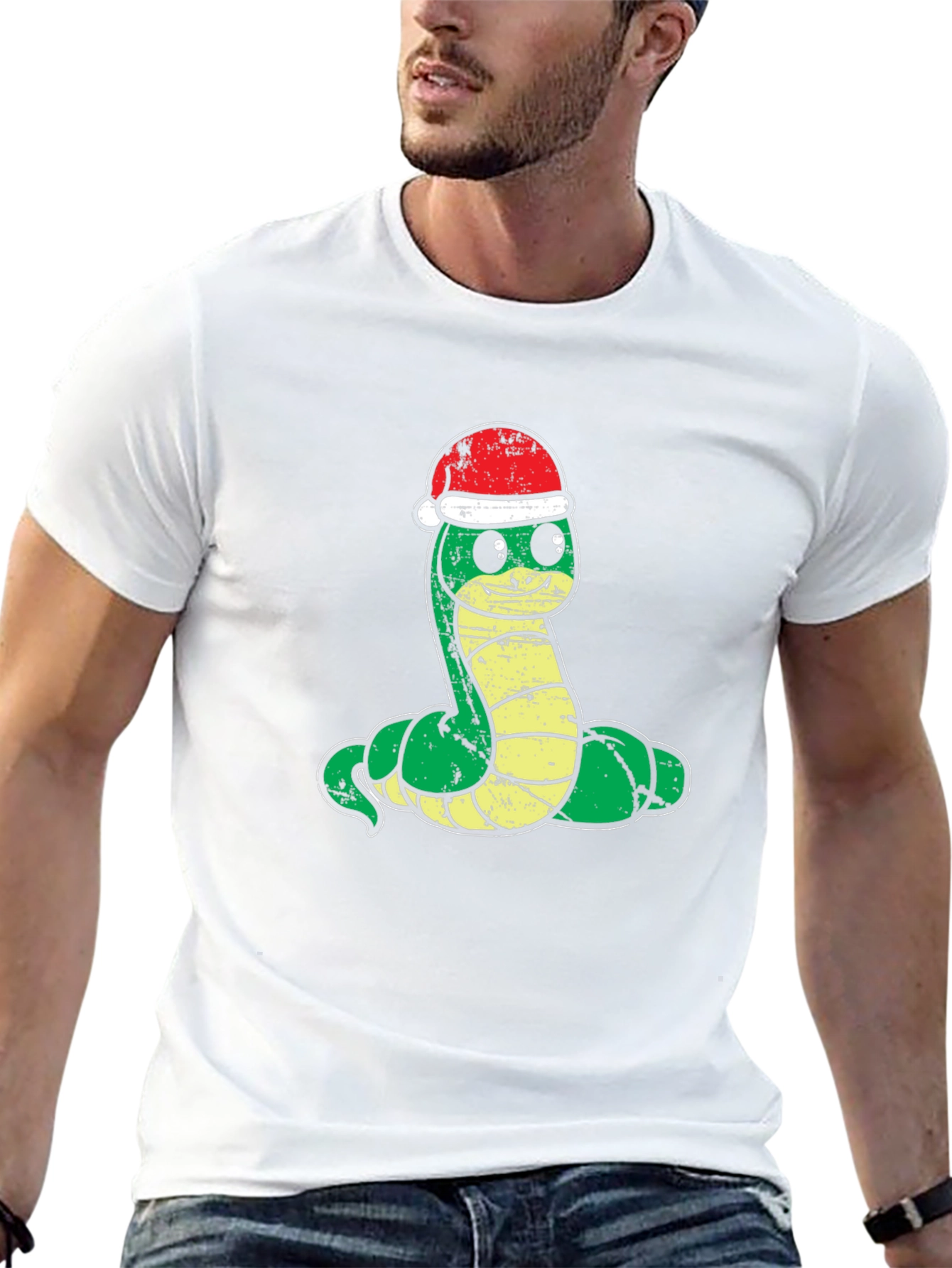 Festive Snake Graphic Tee