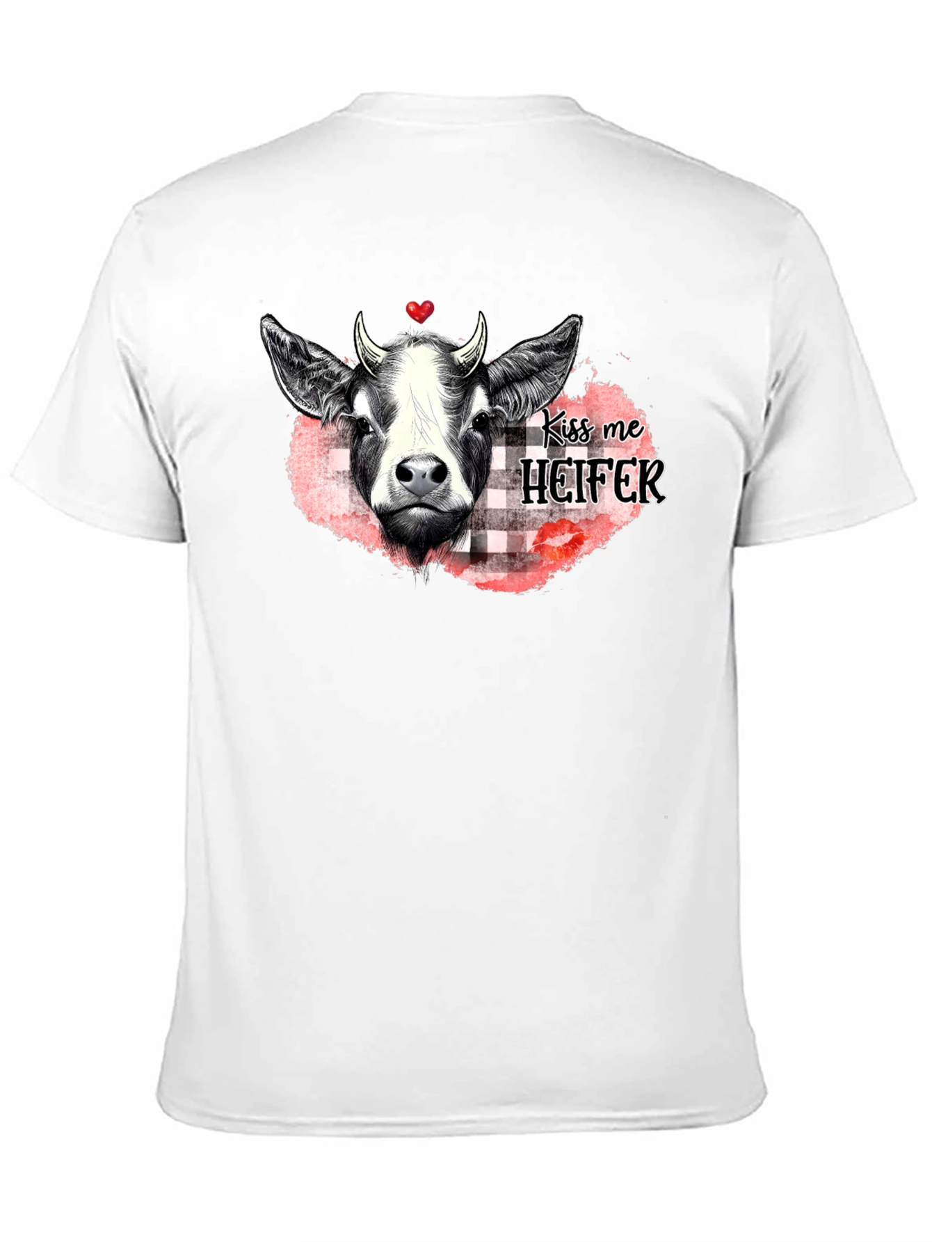 Kiss Me Heifer T-Shirt - Farm Animal Graphic Tee