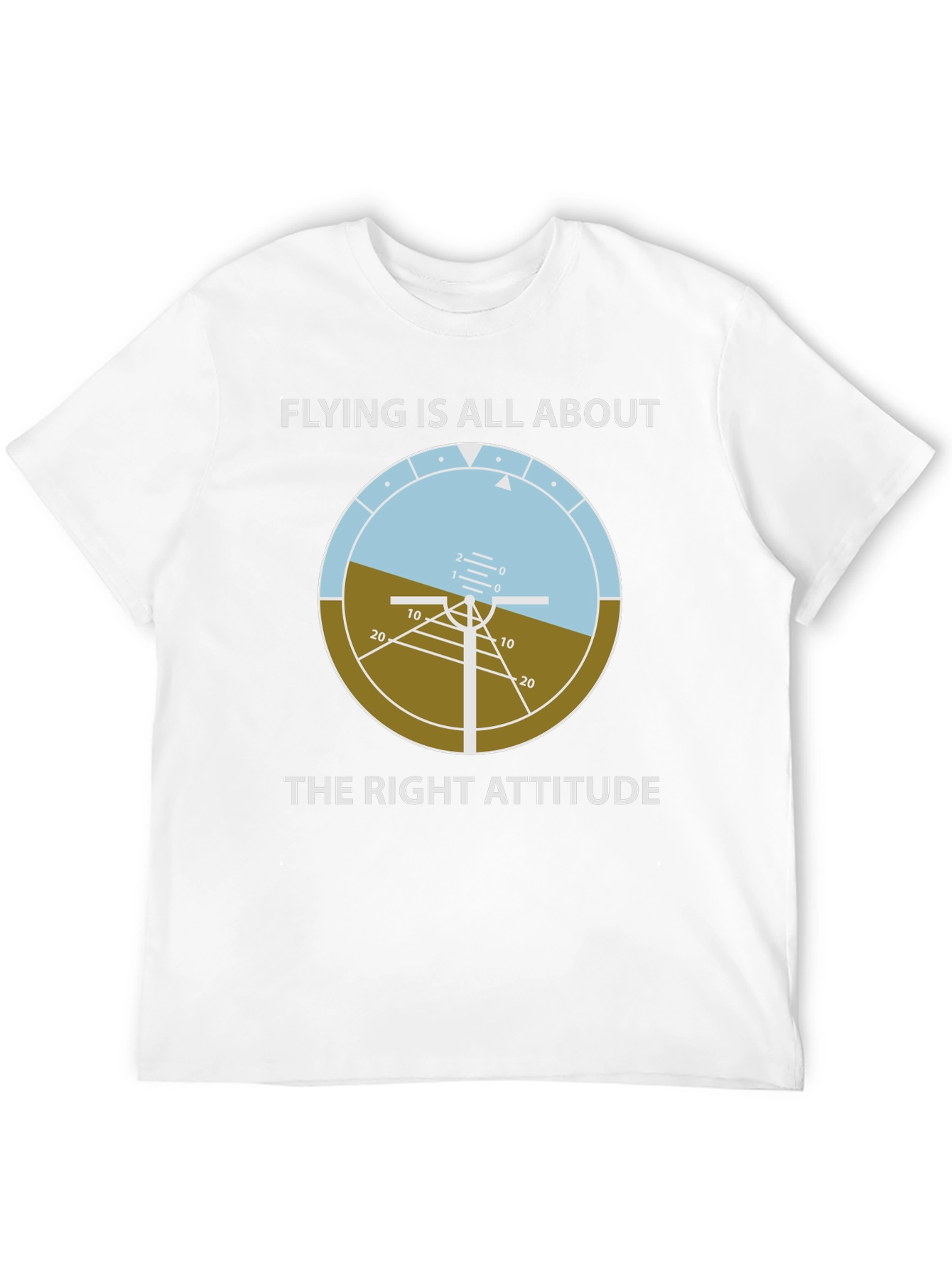 Flying Is All About The Right Attitude Graphic Tee