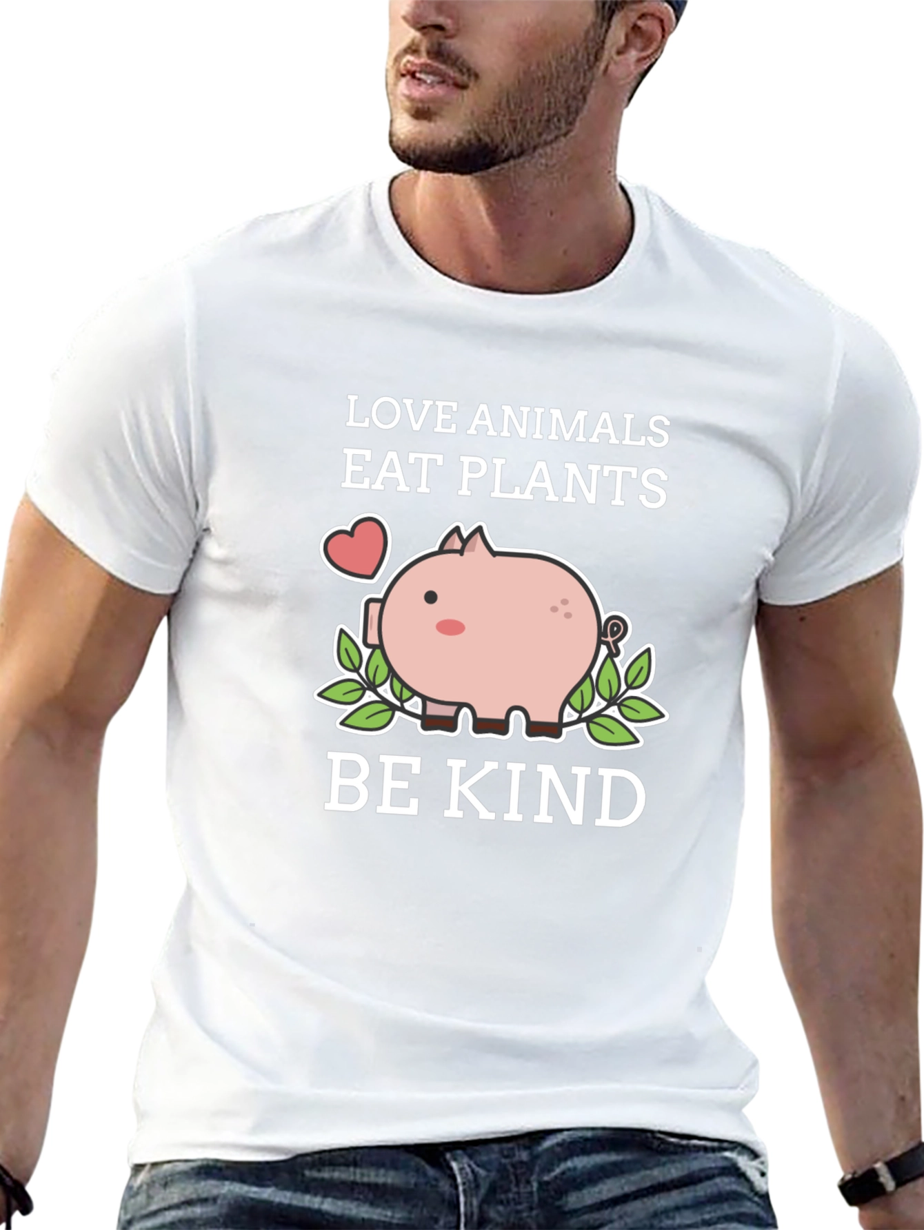 Love Animals Eat Plants Be Kind T-Shirt