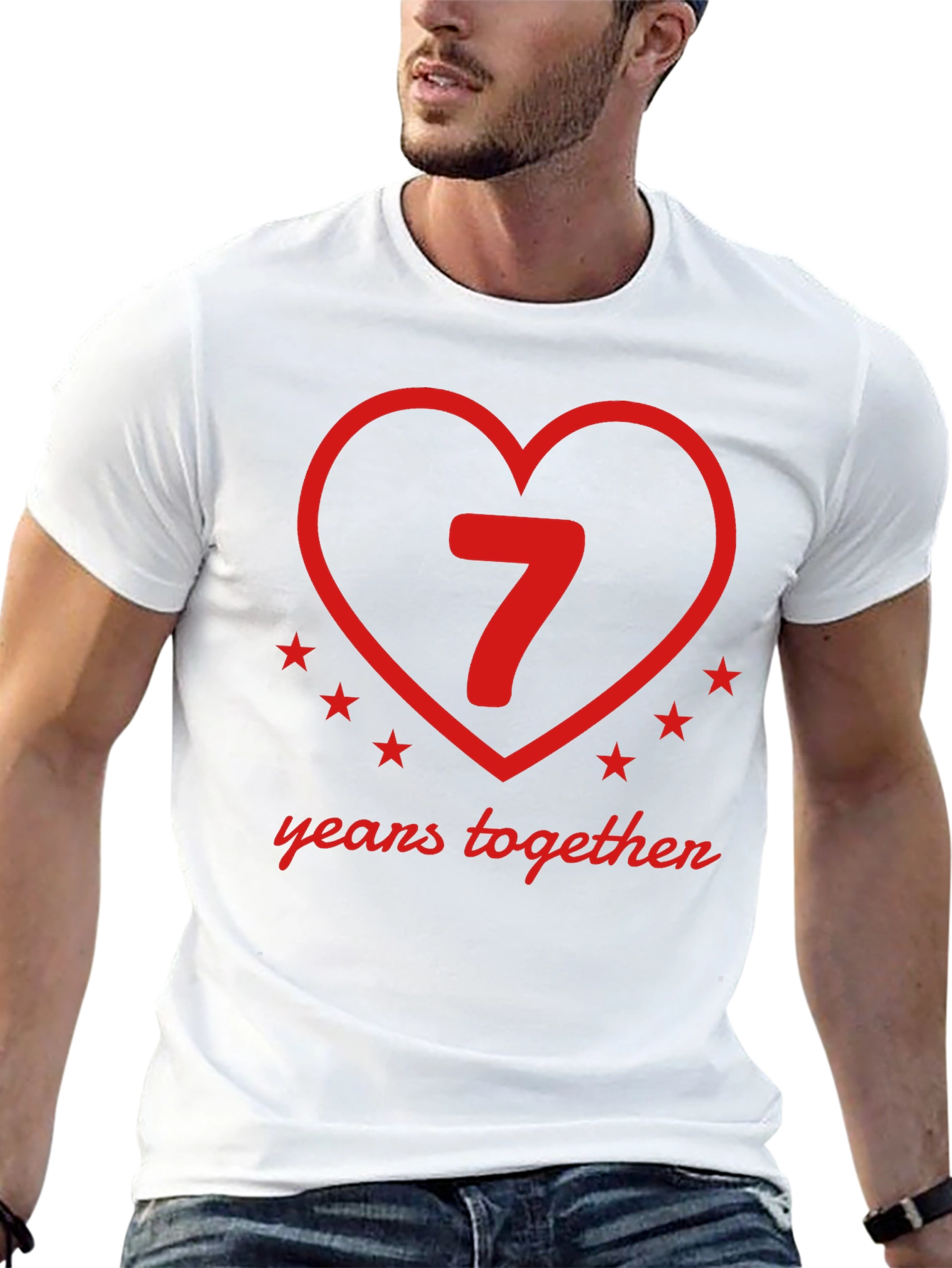 7th Anniversary T-Shirt - Years Together