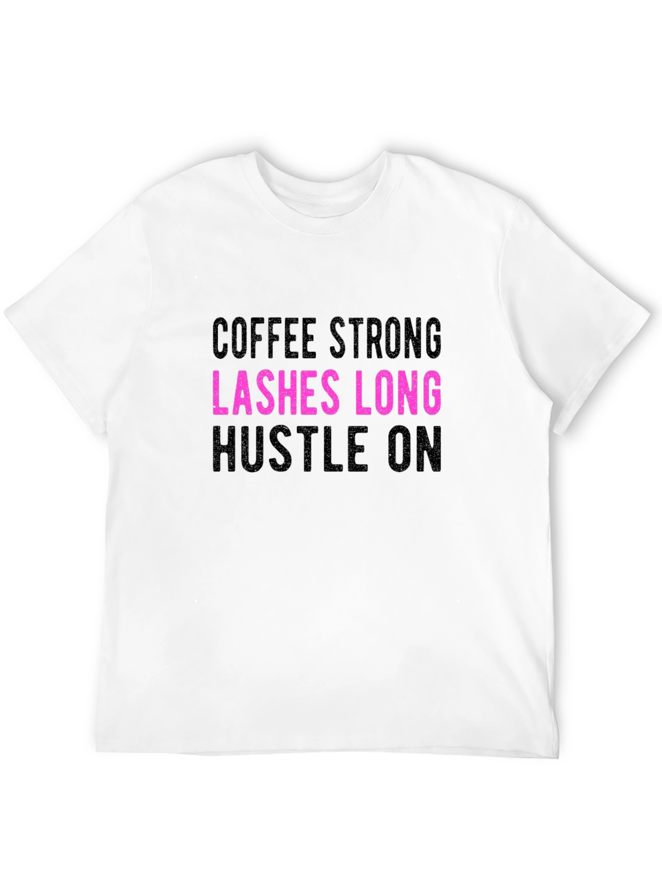 Coffee Strong Lashes Long T-Shirt