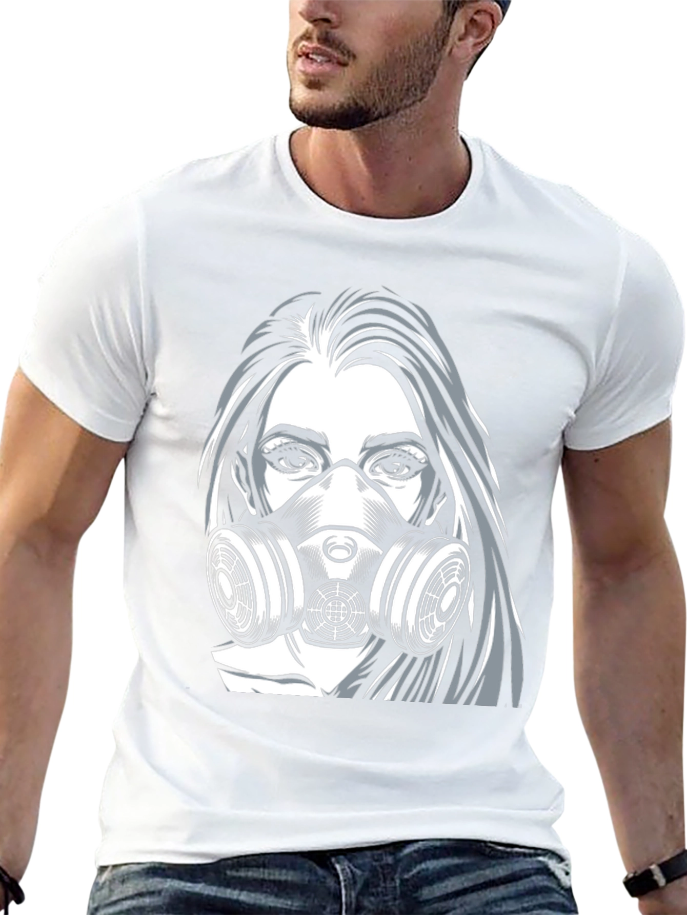 Graphic Tee: Masked Womans Resilience T-Shirt