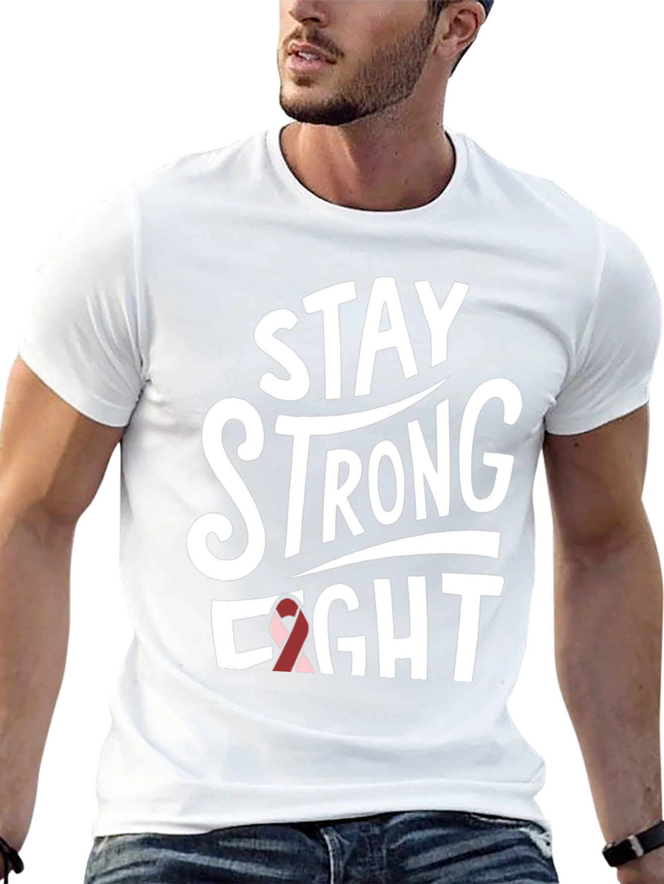 Stay Strong Fight T-Shirt - Cancer Awareness Tee