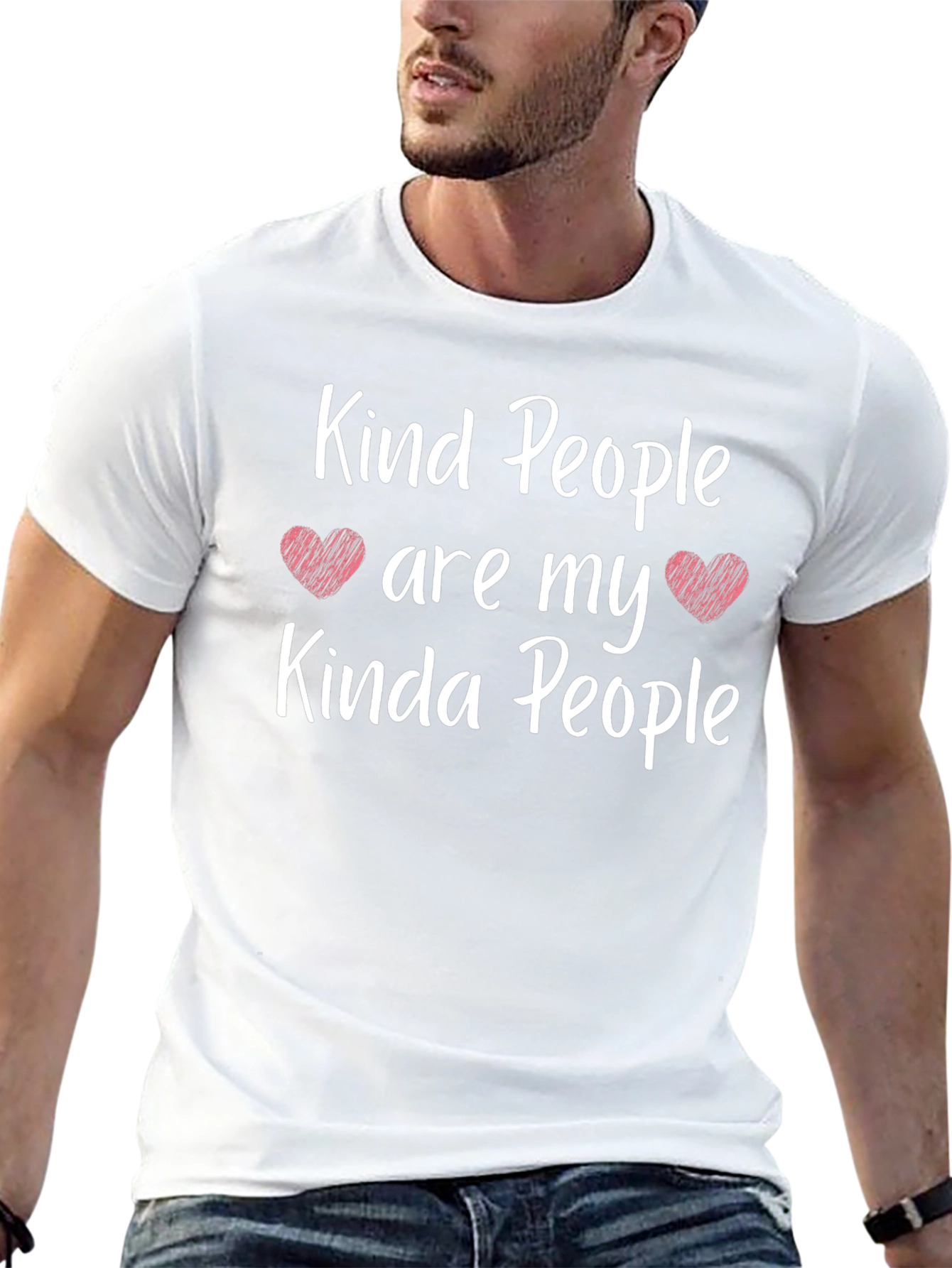 Kind People T-Shirt Black - Positive Vibes