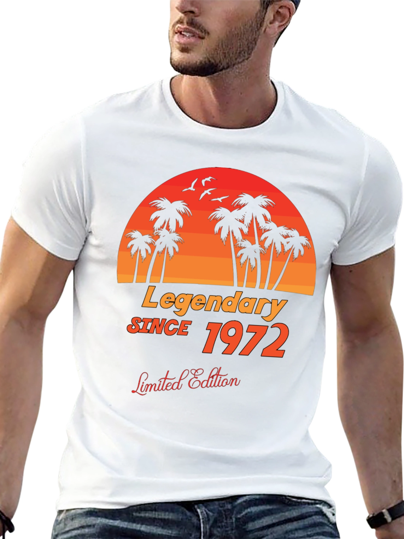 Legendary Since 1972 Black Graphic T-Shirt