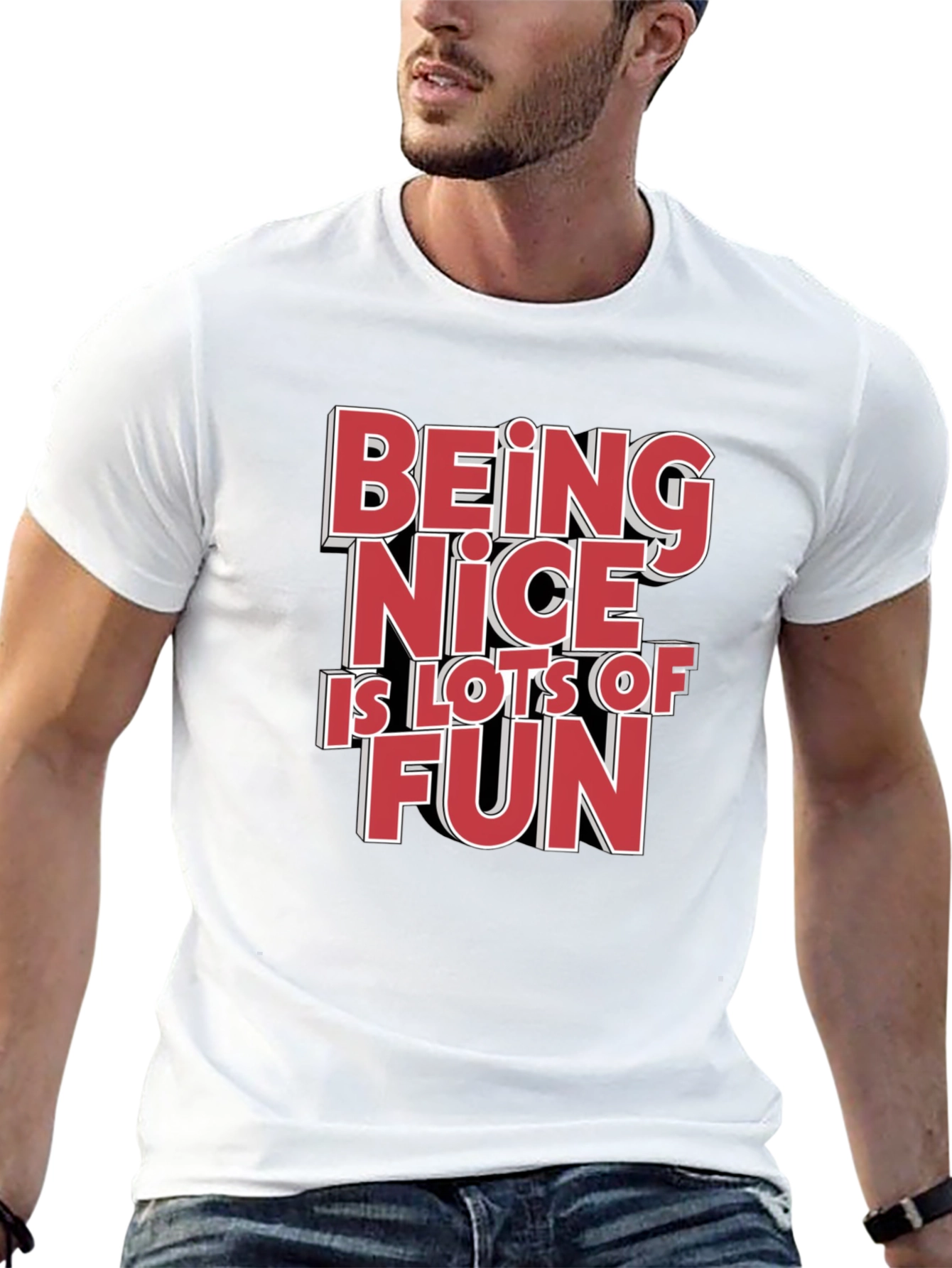 Being Nice is Lots of Fun Graphic Tee