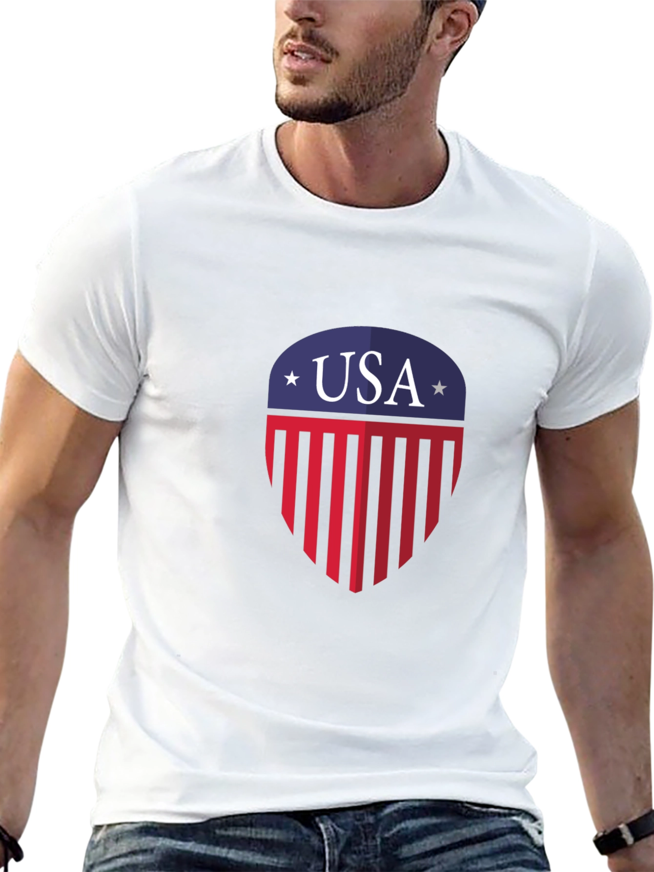USA Shield Graphic T-Shirt