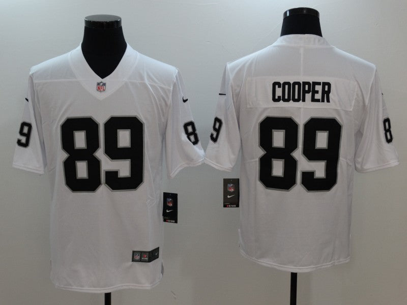 Men's Las Vegas Raiders Amari Cooper #89 White Game Jerseys