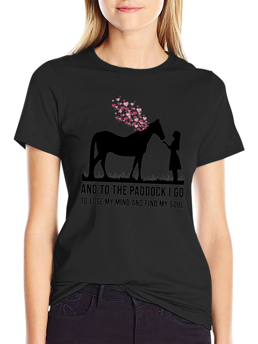 Horse & Girl Heart T-Shirt - Paddock Soul Tee