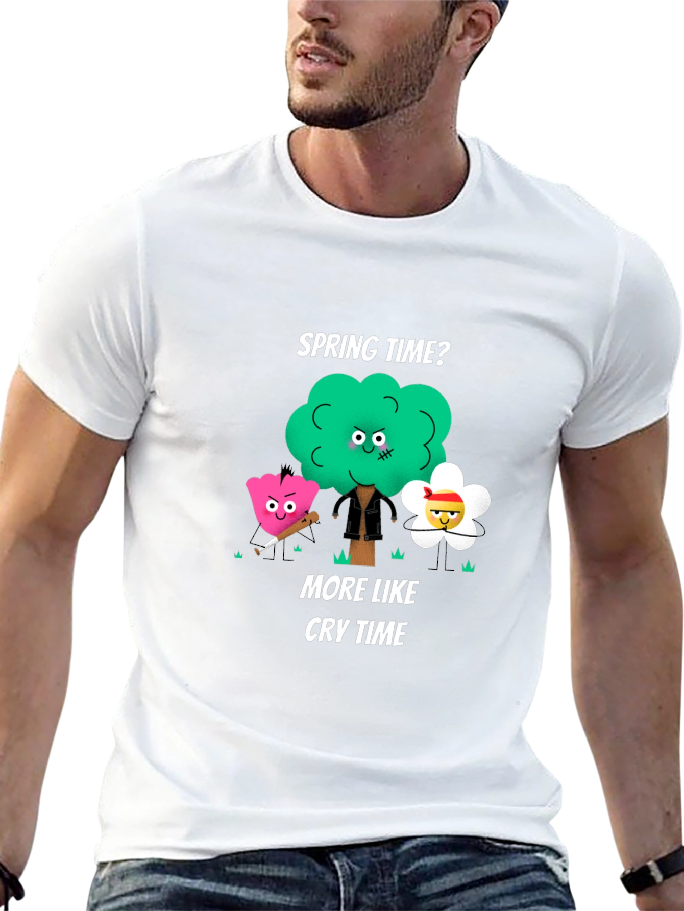 Spring Time Cry Time Graphic T-Shirt