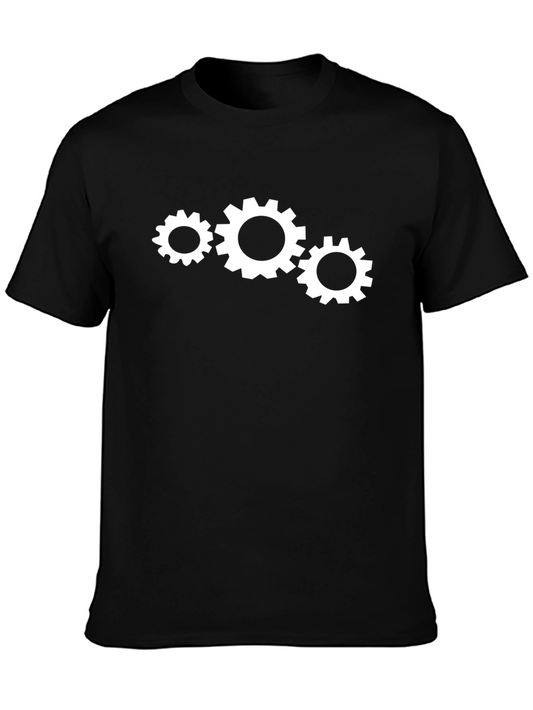 Gear Graphic Black T-Shirt