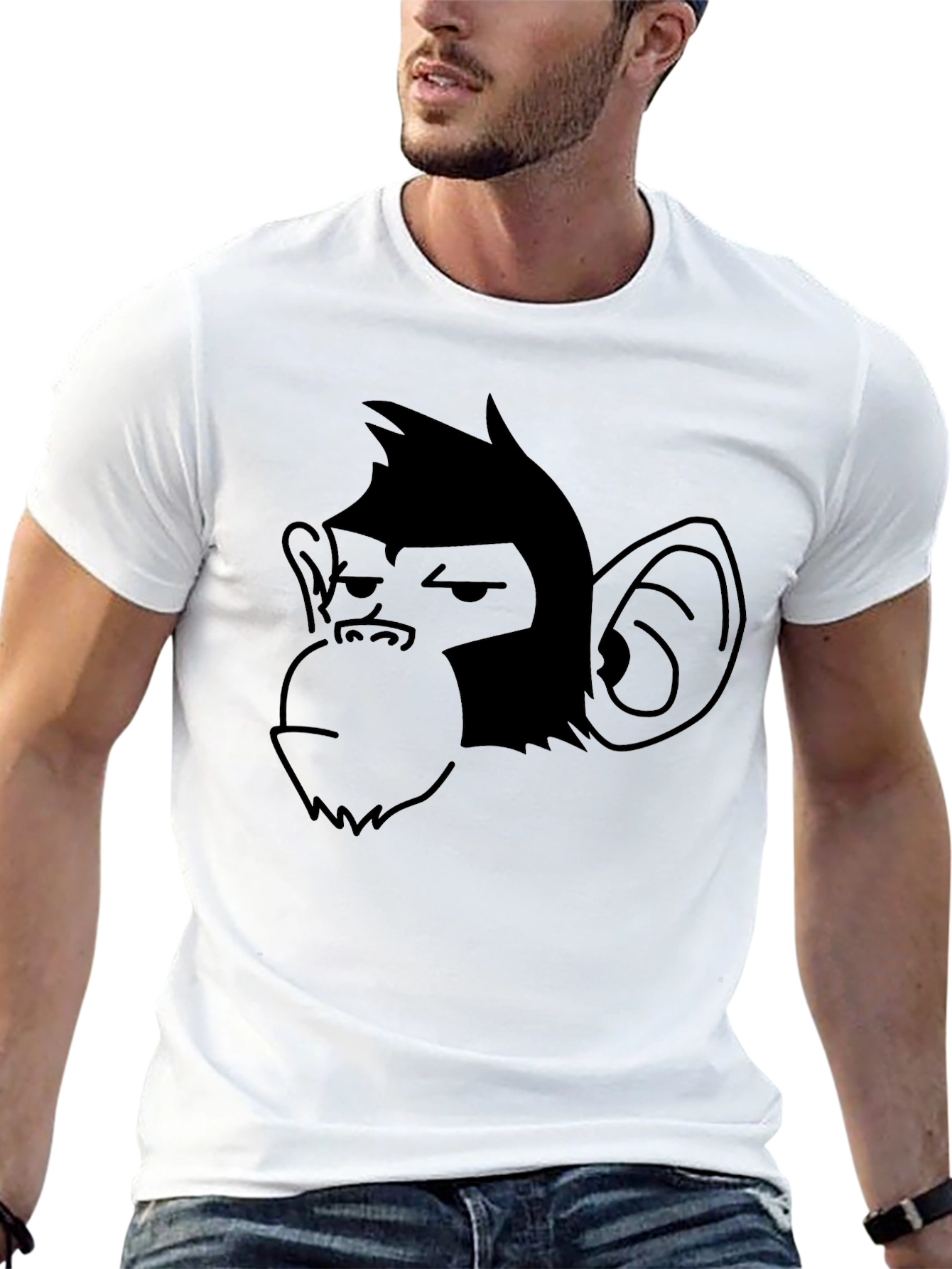 Cool Ape Graphic Black T-Shirt