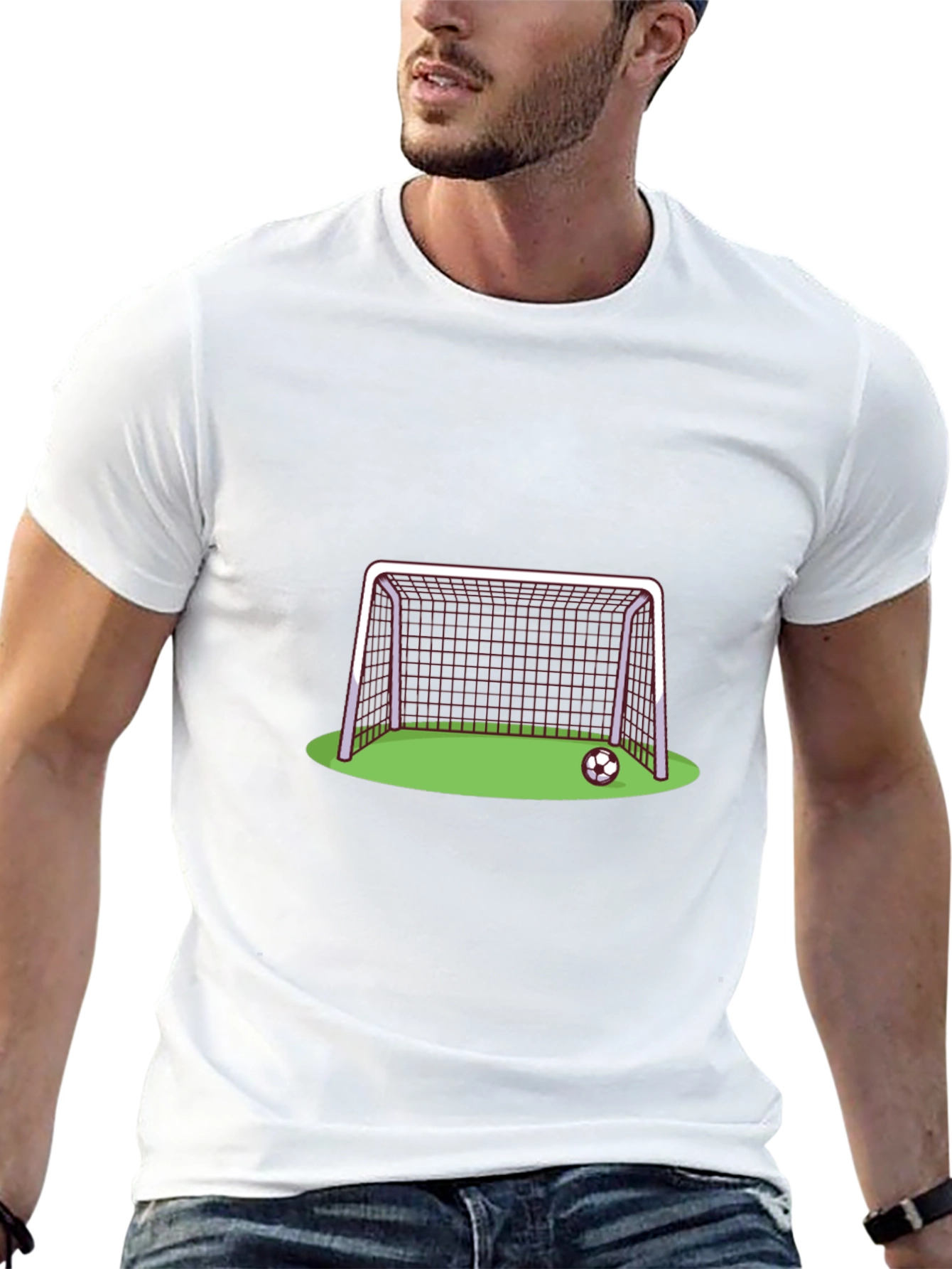 Soccer Goal Graphic T-Shirt