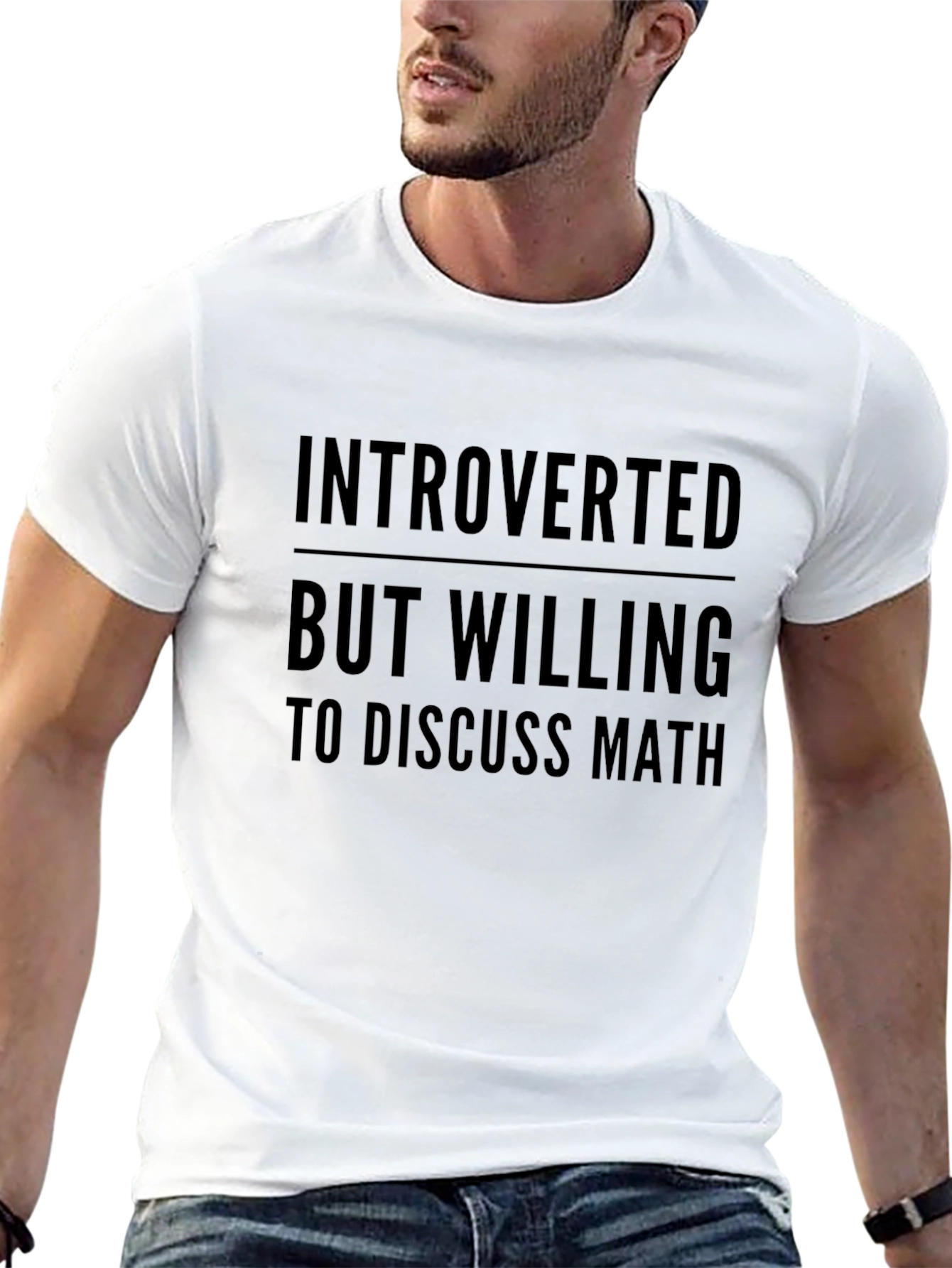 Introverted But Willing To Discuss Math T-Shirt