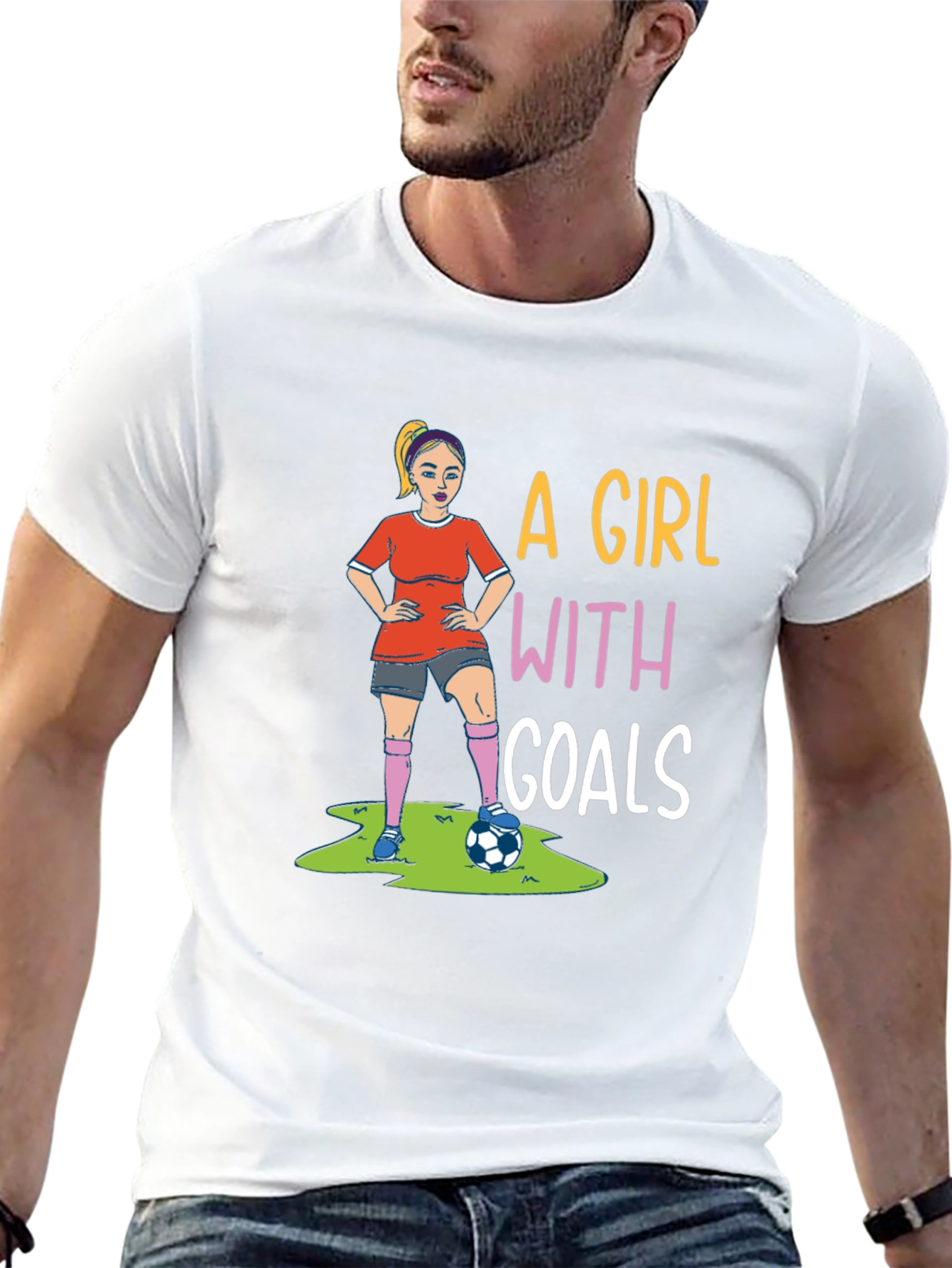 Girl with Goals Graphic T-Shirt
