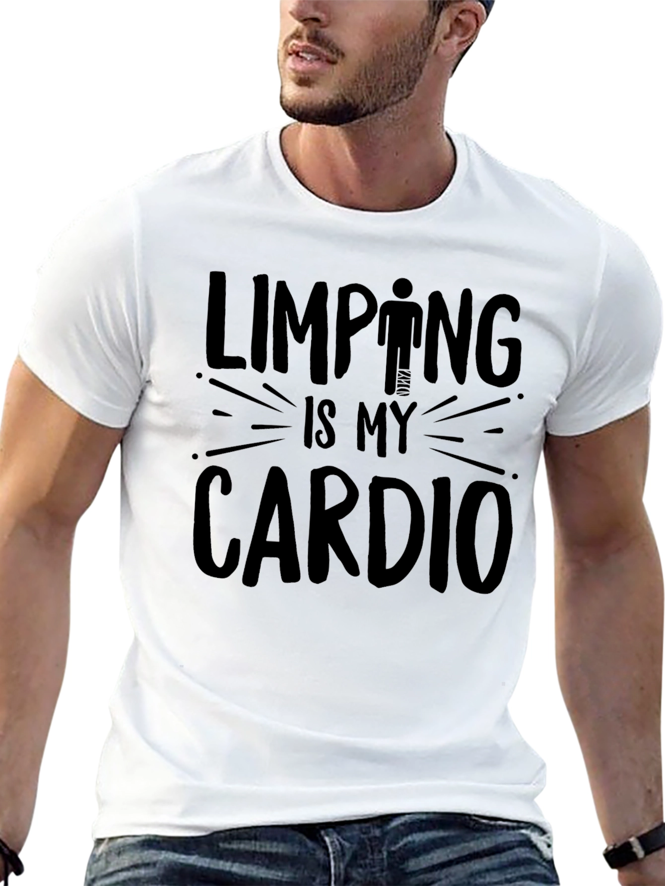 Limping is My Cardio Graphic T-Shirt