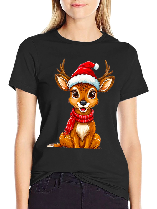 Christmas Deer Graphic Tee