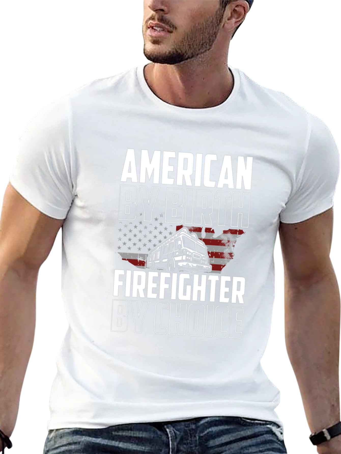 American Firefighter Black T-Shirt
