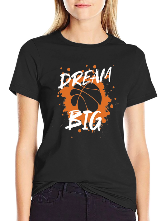 Dream Big Basketball Graphic Tee