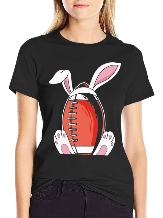 Easter Bunny Football T-Shirt