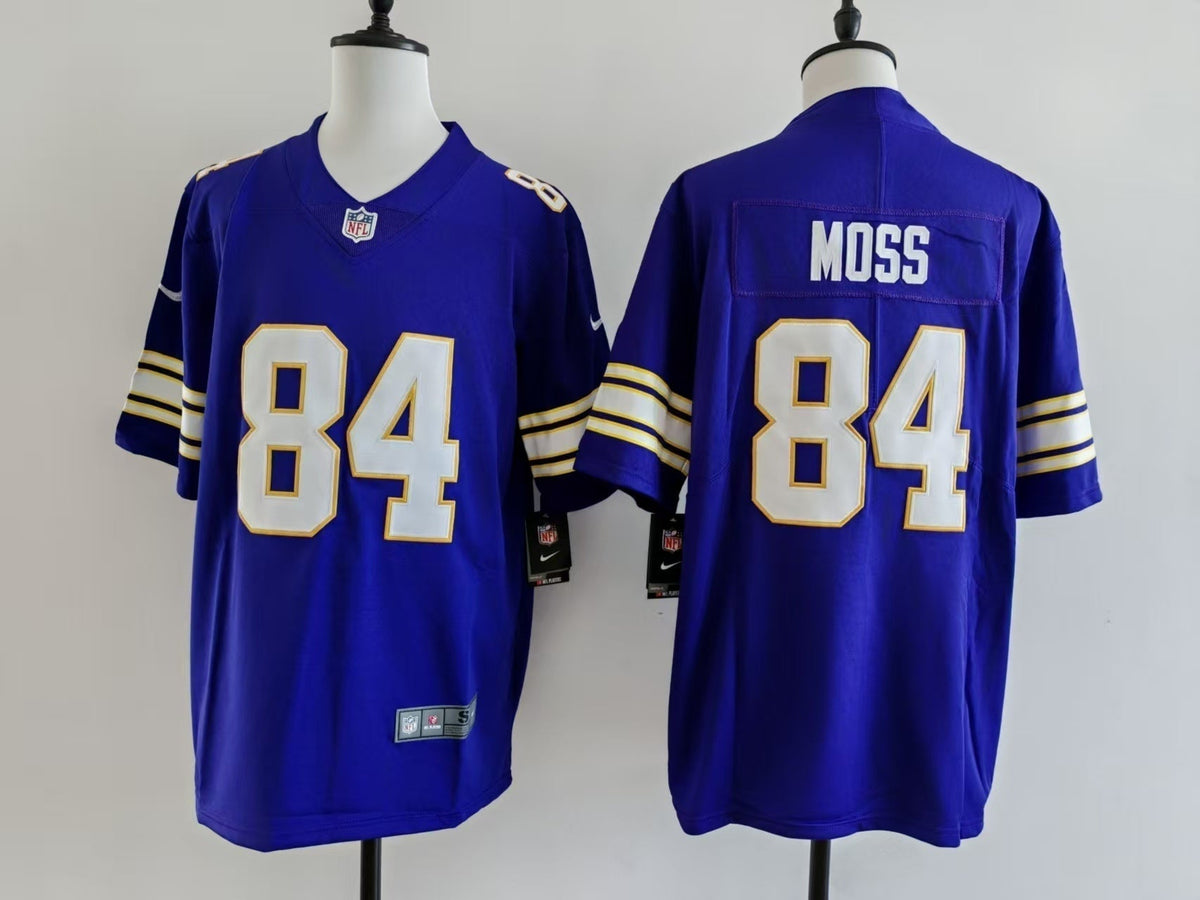 Men's Minnesota Vikings Randy Moss Nike Jersey - Retro Purple
