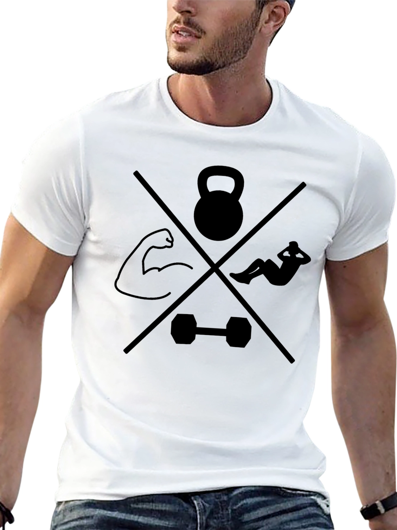 Gym Motivation T-Shirt - Fitness Workout Apparel