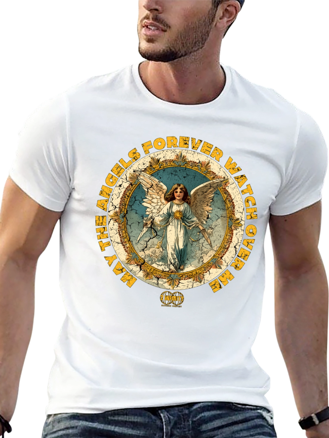 Angel Forever Watch Over Me Graphic Tee