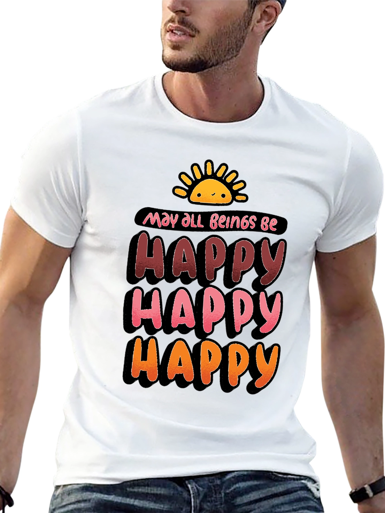 Happy Beings Graphic T-Shirt
