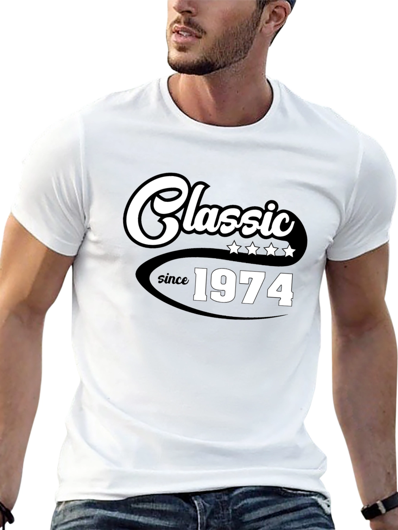 Classic Since 1974 Graphic Tee - Retro Style