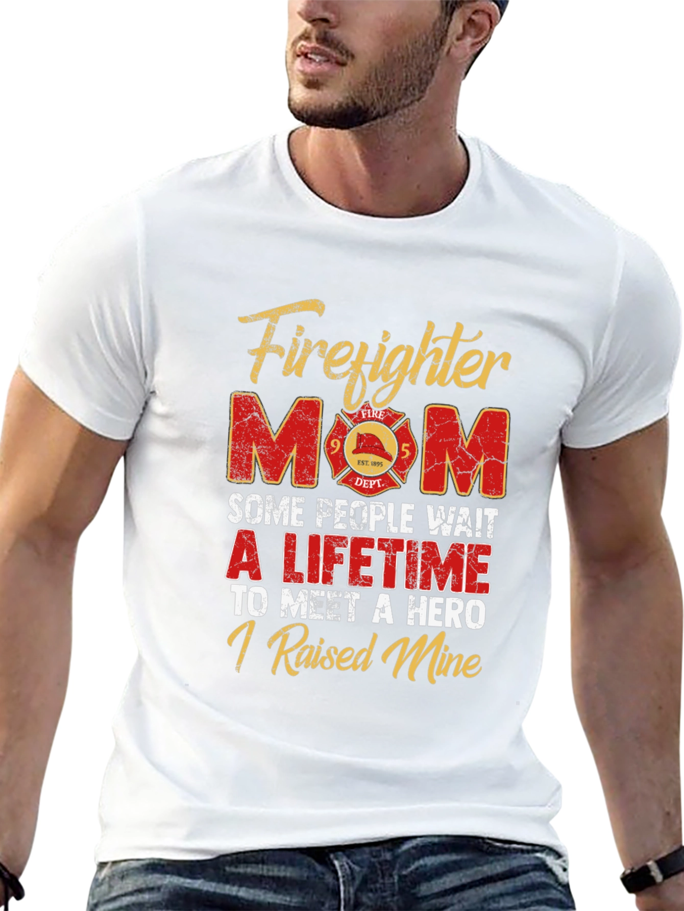 Firefighter Mom T-Shirt - Hero Raising Tee